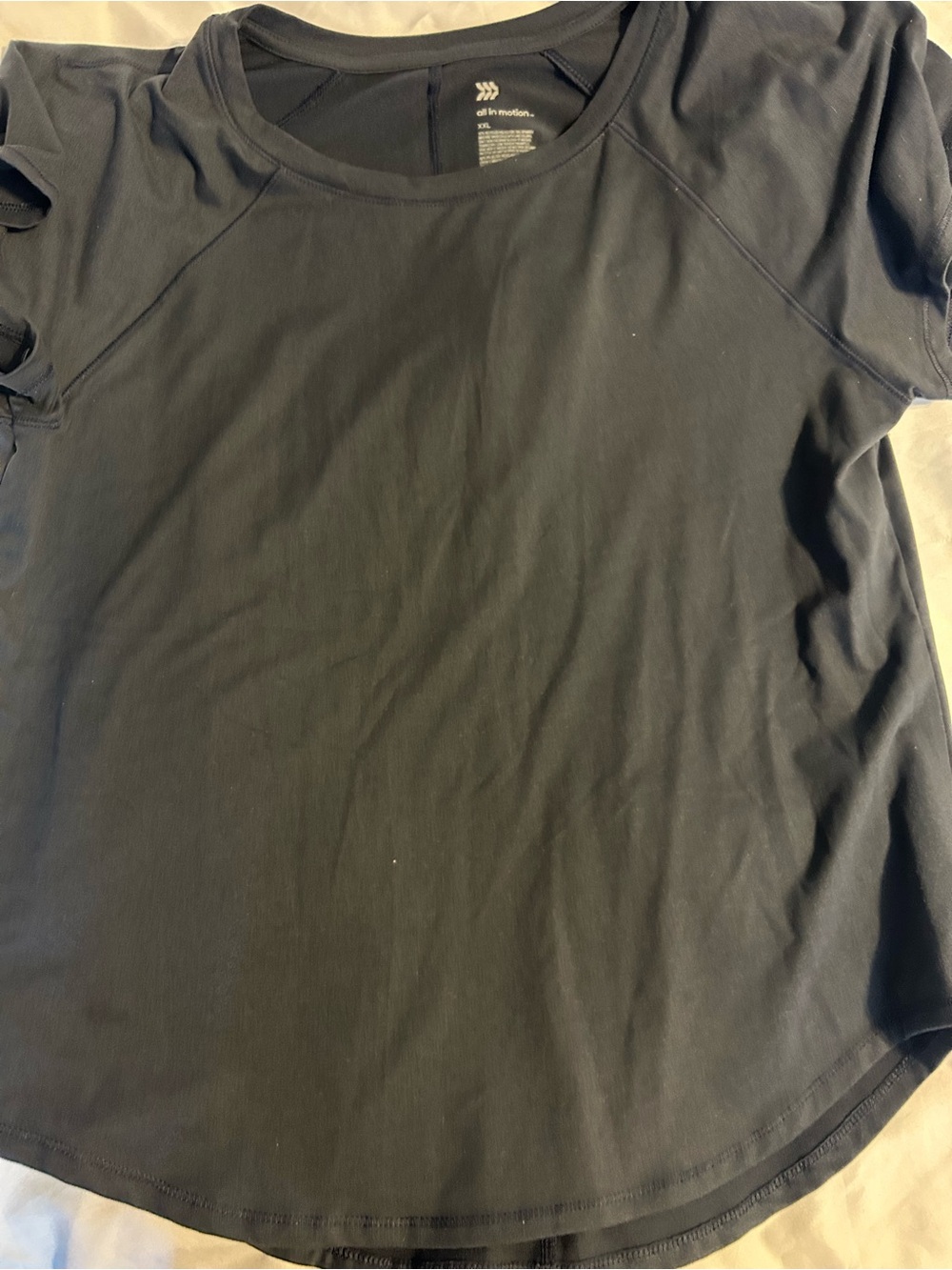 all in motion Black Short Sleeve Tee
